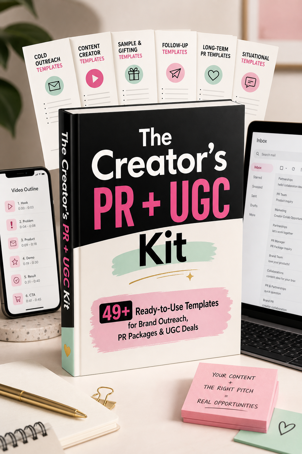 The Creator's PR + UGC Kit ebook cover
